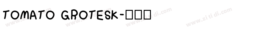 TOMATO GROTESK字体转换